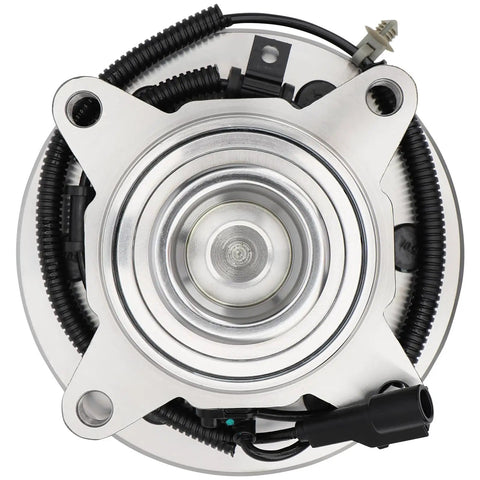 Front view of Front Wheel Hub And Bearing Assembly For Ford F150 2009 2010 2011 2WD 6 Lug With ABS Left Or Right Replacement