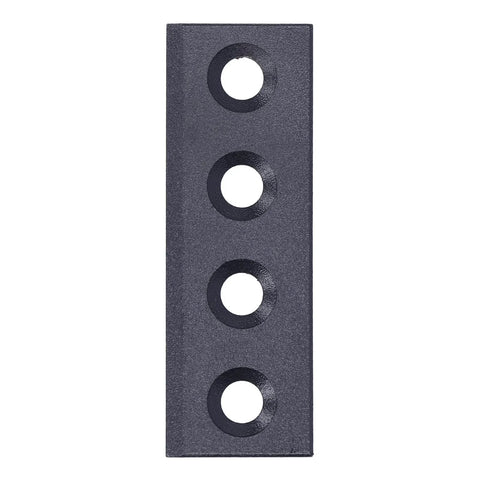 Rock Solid Carbon Steel Barn Door Track Connector Plate For Sliding Doors 8x2.7cm Easy Install Hardware Kit With Screws And Wrench Included