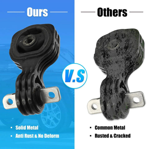 Image comparing Honda Civic Lower Rod Torque Engine Mount Replacement For 2006 To 2011 Gas And CNG with a standard mount