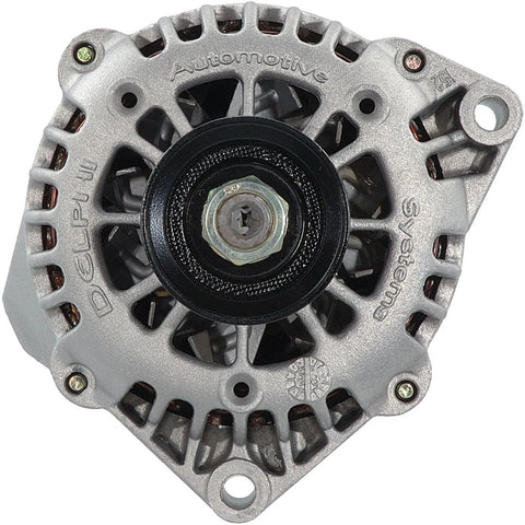 105 Amp Alternator 100 Percent New Greased Key Components For Long Term Reliability ISO Quality Certified High Performance Auto Electrical Replacement For Harsh Conditions Delivers Steady Charge And Peak Power front view