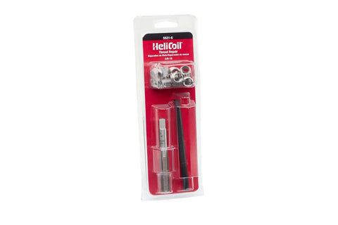 3/8-16 Inch Coarse Thread Repair Kit With 12 Inserts Installation Tool And Tap Complete DIY Instructions For Repairing Damaged Threads In Metal Holes