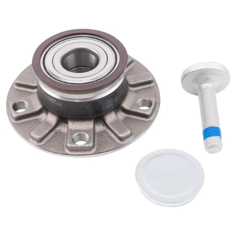Front view of Front and Rear Wheel Bearing and Hub Assembly Set for 2015 to 2021 Volkswagen GTI, 2019 to 2021 Jetta S SE R Line SEL Premium