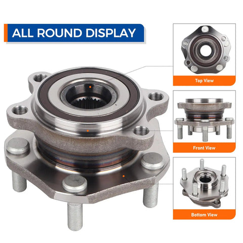 Front Wheel Bearing And Hub Assembly 513357 For Nissan Qashqai 2017 2018, Rogue 2014 2023, Rogue Sport 2017 2022 With ABS