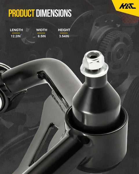 Close-up of Beefed Up Front Suspension Kit With 4 Groove Spline Control Arms And Ball Joint For GMC Yukon And Chevrolet Trucks