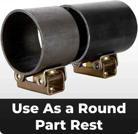 Magnetic V Pad Kit For Light Duty Holding And Positioning, 4-Piece Set as round part rest with magnets on both faces and bottom.