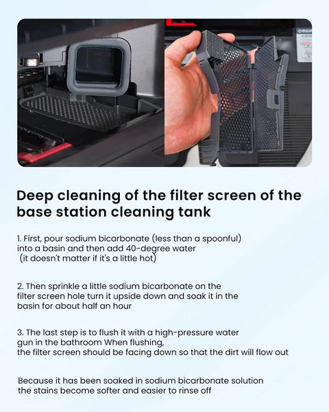 Two-pack Roborock S7 Max Ultra replacement parts: high-speed cleaning brush and dock station water filter (Amazon)