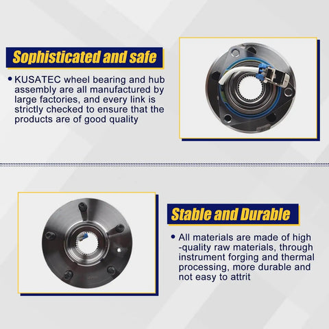 Front/Rear Sealed Wheel Hub and Bearing Assembly 513121 with quality and durability features for Cadillac, Chevrolet, Pontiac, Buick.