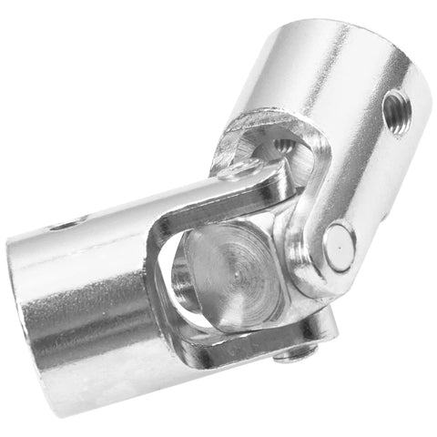 Metal U-joint coupler for RC hobby, 12mm to 12mm, rotatable steering shaft connector