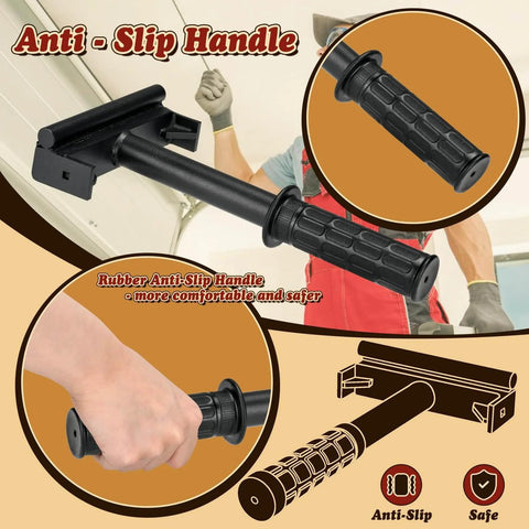 Heavy Duty Garage Door Vertical Track Repair Tool Set For 2 Inch Roller Rail Systems Realign Bent Tracks Like A Pro