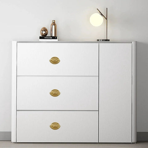 Dresser with Solid Brass Vintage Drop Ring Pulls Set 2 Pack For Drawers Dresser Cupboards Wardrobes And Kitchen Cabinets With Single Hole Design Hand Polished Finish 70x47 Mm Retro Ring Pull Hardware For Furniture Restoration And New Installations