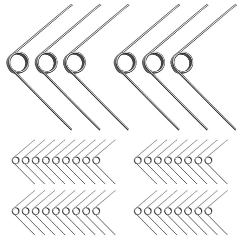 40 pcs stainless steel small torsion springs, 4.5mm OD, 0.5mm wire, for repair and DIY woodworking