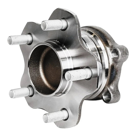 Close-up of Two Piece Rear Wheel Hub Bearing Assembly With ABS For Nissan Altima 2007-2018, Maxima 2009-2019, 5 Lug 512388.