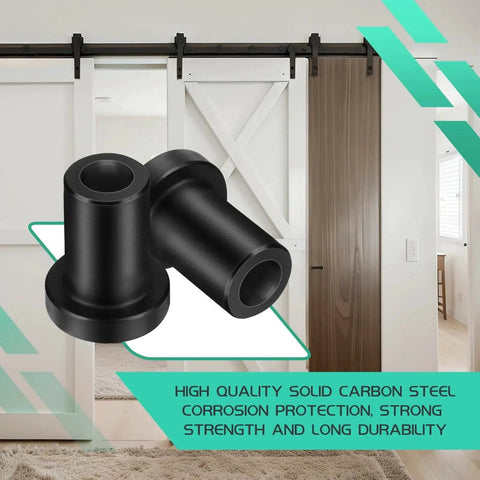 10 Piece Barn Door Spacers Kit For Sliding Track Hardware With One And Five Sixteenths Inch Spacers, wall connection set.