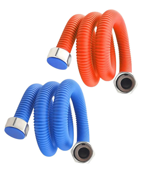 36 Inch Flexible Stainless Steel Corrugated Water Heater Connector With Three Quarter FIP Ends Heavy Duty Supply Line