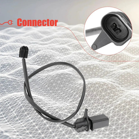 Sianxaido front brake pad wear sensor with wiring harness and 2-pin connector