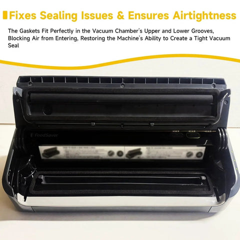 2 Pack Vacuum Sealer Foam Gasket Replacements For FoodSaver Sealing Systems FM2000 FM2010 FM2100 FM3600 GM2050 GM2150