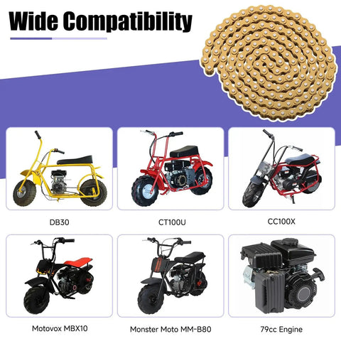 Mini Bike Chain Breaker Tool For 35 Chain Replacement Compatible With Coleman CT100U CC100X Doodle Bug DB30 illustration