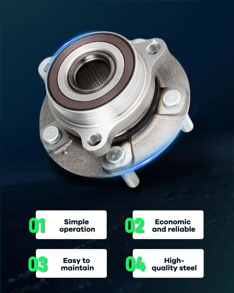 Front Wheel Bearing Hub Assembly 513420 Fits Hyundai Elantra 2017 To 2020 Ioniq 2017 To 2022 Kona 2018 To 2023