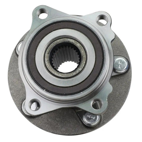 Top view of Pair Wheel Hub Bearing Assemblies For 2007 2012 Mitsubishi Outlander 4x4 3.0L And 2008 2015 Mitsubishi Lancer 4x4 AWD