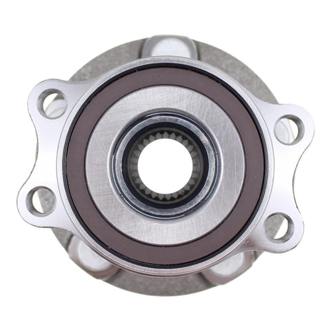 Front view of Pack Of 2 Rear Left And Right Wheel Bearing And Hub Assembly For Subaru Forester 2014 2018 Impreza 2012 2021 XV