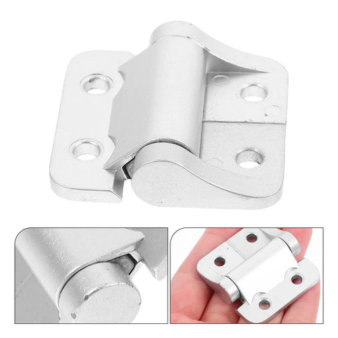 Torque Cabinet Hinge For Kitchen And Home Cabinets, Silver Zinc Alloy Small Size With Adjustable Angle And Friction Soft Close
