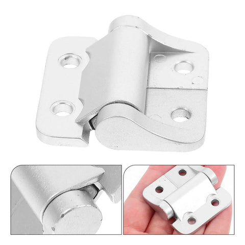 Small Silver Zinc Alloy Torque Hinge 1.8Nm With Stop At Angle For Cabinet Doors Corner Cabinet Hinges Replacement For Kitchen