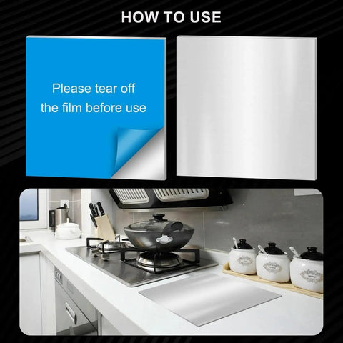 How to use guide for Two Pack 304 Stainless Steel Sheets 4 By 4 By One Eighth Inch 10 Gauge Plates for kitchen DIY and metal projects.