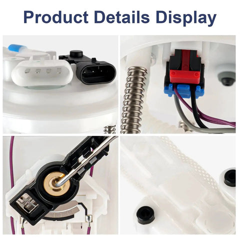 Electric Fuel Pump Module Assembly For Chevy Tahoe GMC Yukon Cadillac Escalade V8 4.8L 5.3L 6.0L Gas Only With Pressure Sensor No Brainer Replacement E3508M P74832M 67307 FG0324 Direct Fit Drop In OEM Style product details