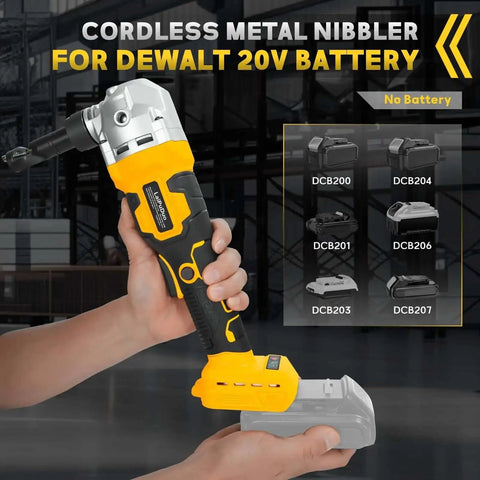 Cordless Metal Nibbler For 20V Battery System A True Workhorse With Brushless Motor Three Speed Metal Cutter