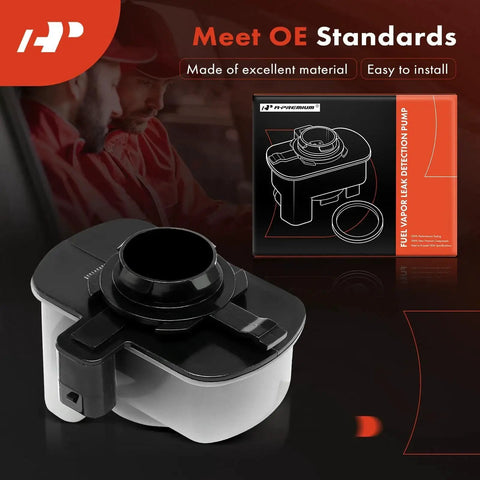 Fuel Vapor Leak Detection Pump Replacement Direct Fit for Jeep Cherokee, Compass, Renegade displayed in packaging