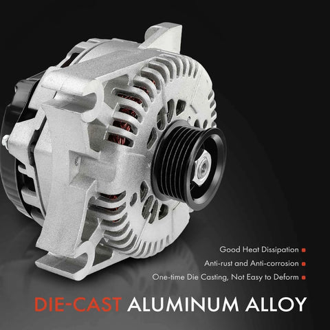 Heavy-Duty Alternator For Ford Crown Victoria 1999-2000 Mercury Grand Marquis 1999-2002 Lincoln Town Car 1999-2000