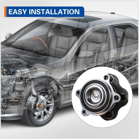 Rear Wheel Hub Bearing Assembly 512388 Fits 2007 2018 Nissan Altima 2009 2019 Maxima easy installation detail view