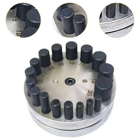 Round Disc Cutter Set For Metalworking And Jewelry Making, All In One Disc Cutting Kit with 4mm to 20mm punching sizes, steel tool