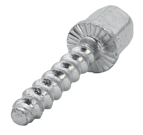 Side view of metal 3/8 In Threaded Rod Anchor For Concrete Vertical Installations, 1/4 In By 1-1/2 In, One Piece Design, Pilot Hole Required