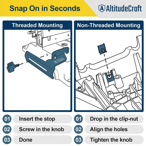 Crown Stops For Miter Saw That Make 45 Degree Crown Cuts A No Brainer Heavy Duty Crown Molding Jig By AltitudeCraft setup instructions