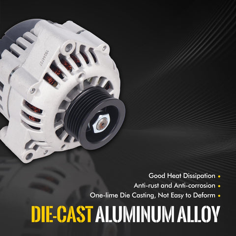 Plug And Play Replacement Alternator For Cadillac Escalade 2002 2004 Escalade EXT 2002 2004 ESV 2003 2004 side view