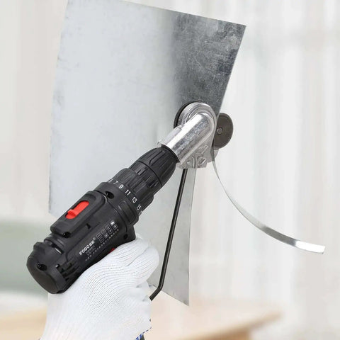 Fast Cutting Metal Nibbler Drill Attachment For Electric Drills DIY Sheet Metal Cutter Knife For Iron Steel Aluminum Copper