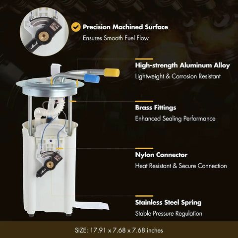 Beefed Up High Performance Electric Fuel Pump For 2002 2004 Chevy Suburban 1500 LS LT Z71 And GMC Yukon XL 1500 SLE SLT 5.3L V8