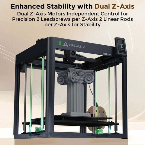 Ender-5 Max 3D Printer With Massive 400x400x400mm Build Volume, Crazy Fast 700mm Per Second Printing, 36-Point Auto Leveling