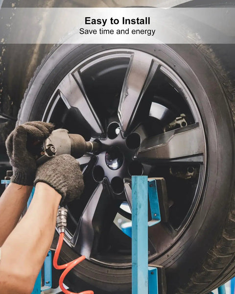 Installation of Front Wheel Hub Bolts Kit For Jeep Grand Cherokee 1999-2004 And Jeep Wrangler 2007-2018 on vehicle wheel