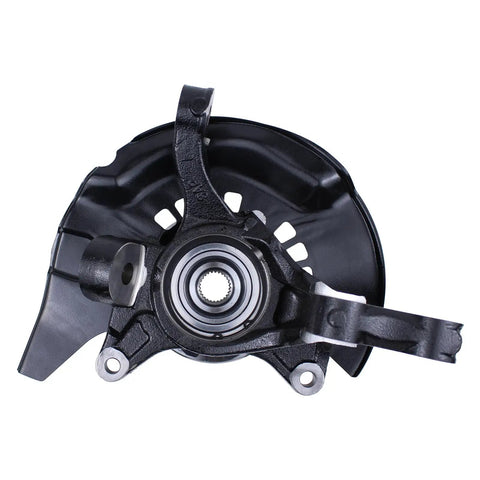Front view of Front Left Steering Knuckle Wheel Hub Bearing Assembly For Toyota Camry Two Point Four L 2004 2005 2006 Replacement Component