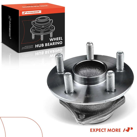 Rear Wheel Bearing And Hub Assembly Beefed-Up 5 Lug Compatible With Toyota Corolla 2003-2008 Matrix 2003-2008 Celica