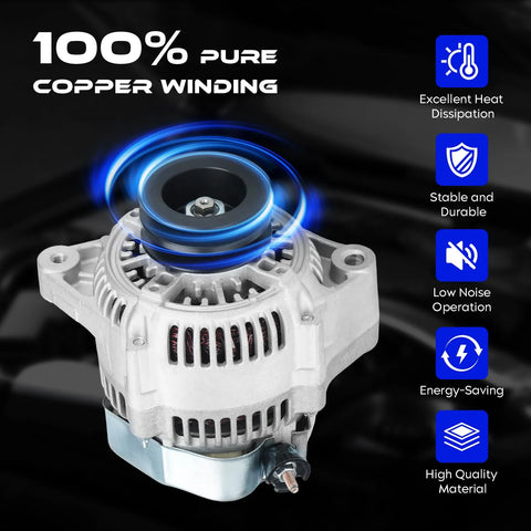 Plug And Play Alternator For Nissan Maxima 3.0L V6 And Murano 3.0L 2003 2007 And Infiniti I30 I35 3.0L V6 Replacement With 23100-0L701 And 23100-31U01 Fitment