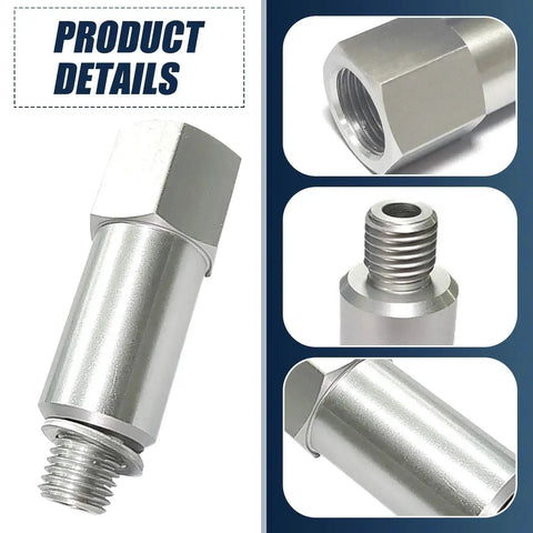 Car Cooling Water Temperature Adapter From M12x1.5 Male To 3/8 NPT Female, alloy extension with gasket, product details
