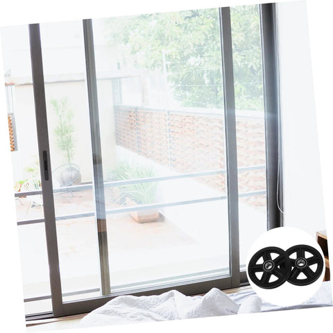 Pro Grade Heavy Duty Roller Guide Wheel Set for Sliding Doors and Barn Door Tracks on glass sliding door