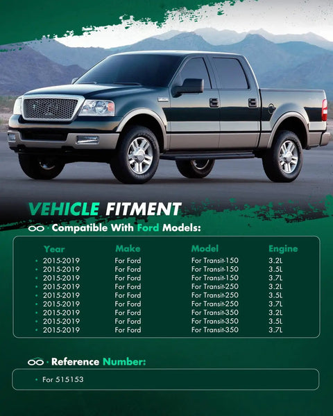 Ford truck compatible with Front Wheel Bearing And Hub Assembly For Ford Transit 2015 to 2019 Front Left Right 5 Lug 515153 ABS