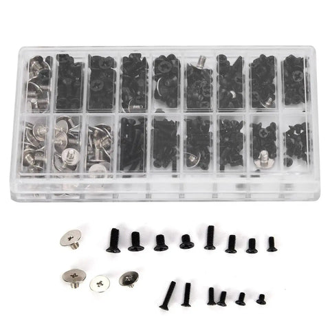 Go-To Computer Screws Kit 360Pcs Alloy Steel Micro Cross Fasteners Set For Laptops And Desktops M2 M2.5 M3 Replacement