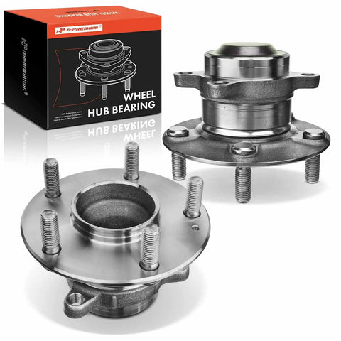2 Rear Wheel Bearing And Hub Assembly 5 Lug For Honda Civic 2016-2021 And Insight 2019-2022 Ready To Roll, Heavy Duty