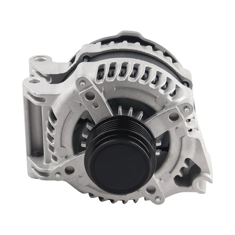Front view of 12V 160A Alternator With Six Groove Pulley Replacement for 2015 2017 Chrysler 200 3.6L V6 and 2014 2022 Jeep Cherokee KL 3.2L