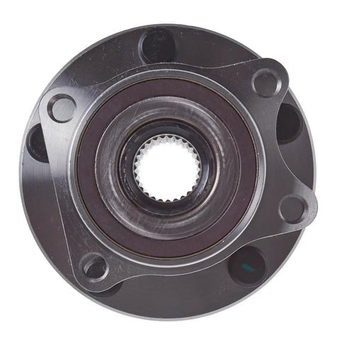 Front view of Front Wheel Hub And Bearing Assembly Replacement For Subaru Ascent Forester 2019 2022 And Legacy Outback 2015 2022 5 Lug OEM Grade